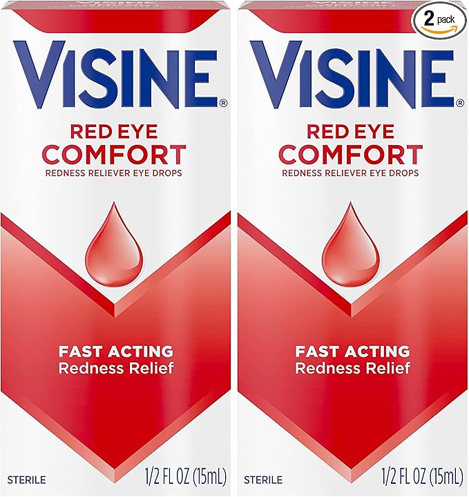 Visine Red Eye Comfort Redness Relief Eye Drops