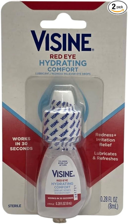Visne Red Eye Comfort Redness Relief Eye Drops