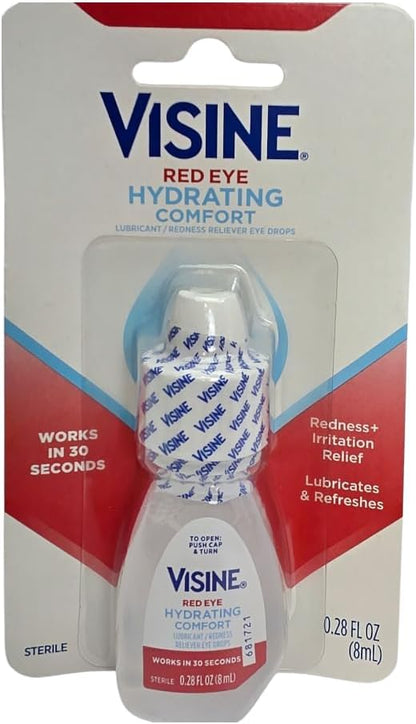 Visne Red Eye Comfort Redness Relief Eye Drops