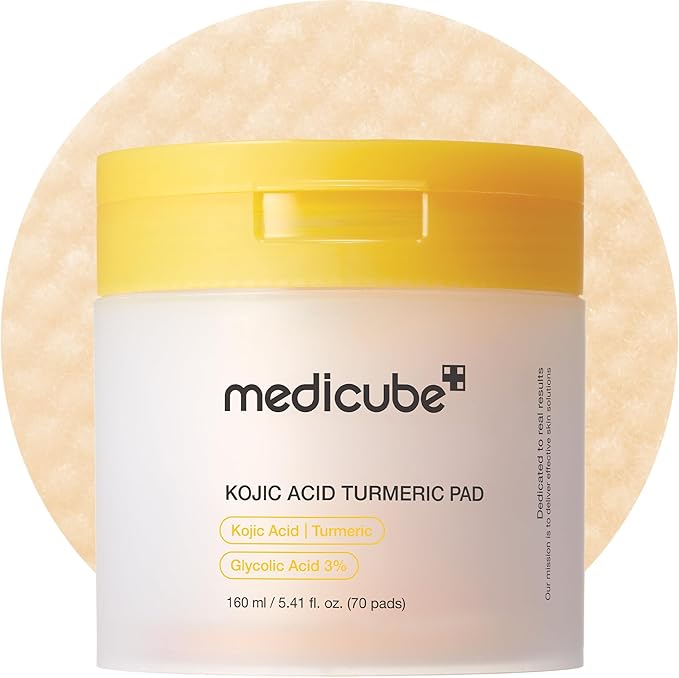 medicube Toner Pads Deep Vita C Facial Toner Pad for Uneven Skin Tone & Texture