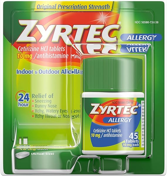 Zyrtec 24 Hour Allergy Relief Tablets