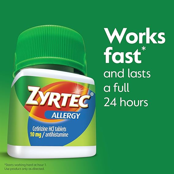 Zyrtec 24 Hour Allergy Relief Tablets