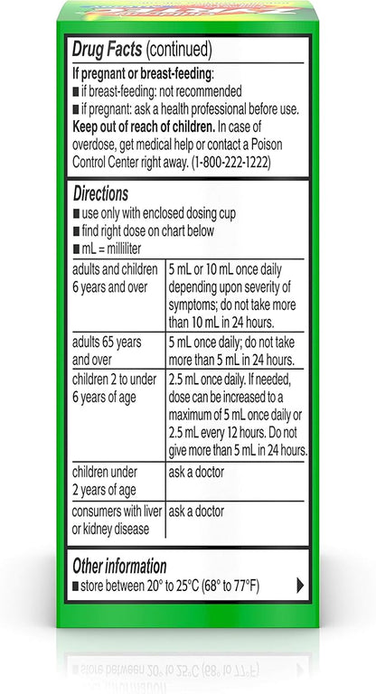 Zyrtec 24 Hr Children’s Allergy Syrup with Cetirizine