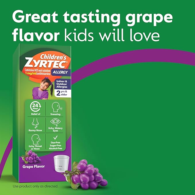 Children's Zyrtec 24 Hour Allergy Relief Syrup