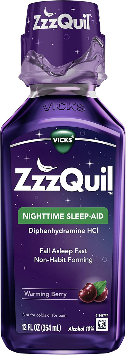 ZzzQuil, Sleep Aid, Nighttime Sleep Aid Liquid